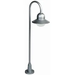 Padverlichting TYPE NO 2005 E27 IP44, zilver mat dimbaar