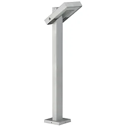 Lichtpaal TYPE NO 2091 hoekig, draaibaar IP54, zilver mat