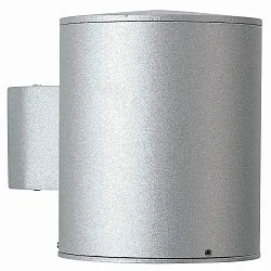 Buitenspot TYPE NO 2133 down, cilindrisch E27 IP23, zilver mat dimbaar