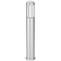 Lichtpaal TYPE NO 2221 cilindrisch E27 IP44, zilver mat dimbaar