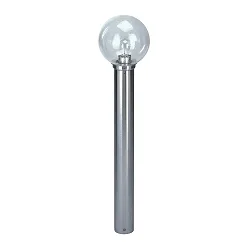 Lichtpaal TYPE NO 2261 rond E27 IP44, rvs mat dimbaar