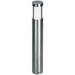 Lichtpaal TYPE NO 2264 cilindrisch E27 IP44, rvs dimbaar