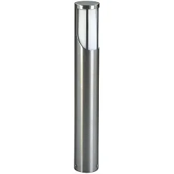 Lichtpaal TYPE NO 2265 cilindrisch, asymmetrisch E27 IP44, rvs mat dimbaar