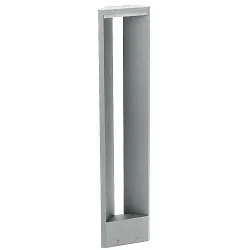 Lichtpaal TYPE NO 2279 hoekig, dimbaar IP54, zilver mat dimbaar