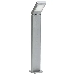Lichtpaal TYPE NO 2296 hoekig, draaibaar IP44, zilver mat