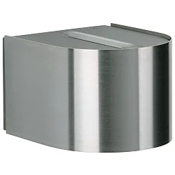 Buitenspot TYPE NO 2336 up down, rond IP44, rvs mat 