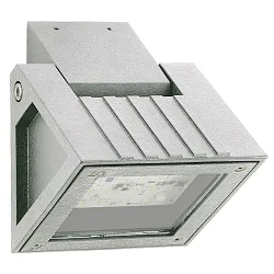 Paneelspot TYPE NO 2410 draaibaar, dimbaar, onbreekbaar IP54, zilver dimbaar