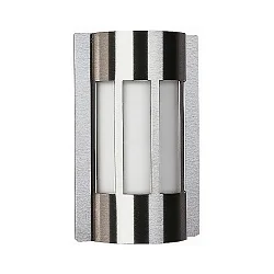 Wandarmatuur voor buitenshuis TYPE NO 6119 halfrond E27 IP44, rvs dimbaar