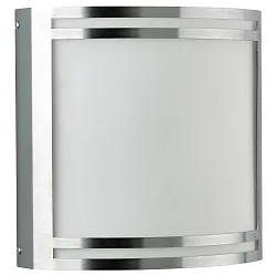 Wand- en plafondarmatuur TYPE NO 6407 hoekig IP44, rvs dimbaar