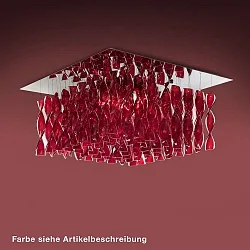 Ceiling luminaire PL AURA G 30, E27, IP20, Murano glass, clear