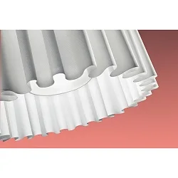 Plafondarmatuur PL SKIRT 070 E27 IP20, wit dimbaar