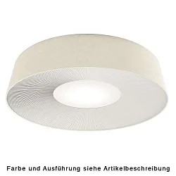 Plafondarmatuur PL VELVET 100 E27 IP20, beige, wit dimbaar
