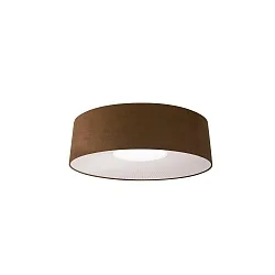 Plafondarmatuur PL VELVET 100 E27 IP20, bruin, wit dimbaar