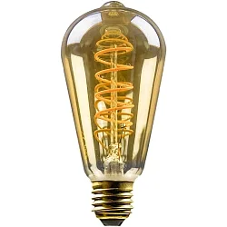 Filamentlamp ST64 E27 4,8W 380lm 2200K 300° dimbaar