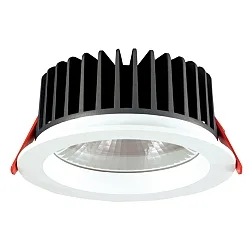 Blulaxa LED Downlight Recessed luminaire, 60°, warmwhite COB, 15W