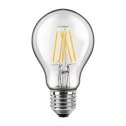 Blulaxa LED Pear shaped Filament Lamp RETRO clear, 300°, E27, warmwhite, glass, 7W