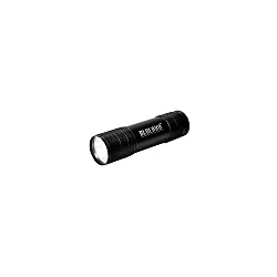 Zaklamp schakelbaar IPX6, zwart 