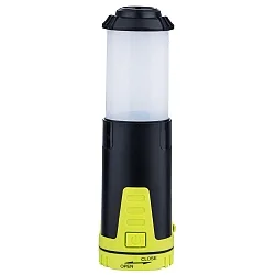 Zaklamp schakelbaar IPX5, geel, zwart dimbaar