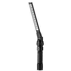 Werklamp schakelbaar IPX4, zwart dimbaar