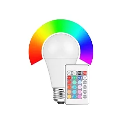 Filamentlamp standaardvorm A60 dimbaar, RGBW E27 9W 810lm 2700K 200° CRI >80 dimbaar