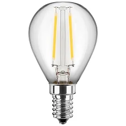 Filamentlamp druppelvorm G45 schakelbaar E14 1W 80lm 2700K 300° CRI > 80 