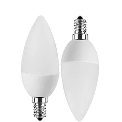 Filamentlamp kaarsvorm C35 set van 2, schakelbaar E14 5W 470lm 2700K 200° CRI > 80 