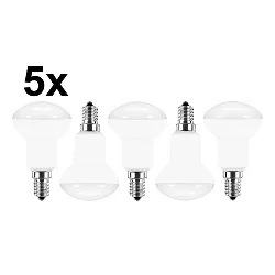 Reflectorlamp R50 set van 5 E14 5W 470lm 2700K 120° CRI > 80 