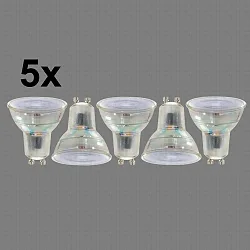 Reflectorlamp GU10 set van 5 GU10 4W 345lm 2700K 36° CRI > 80 