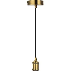 Pendelarmatuur E27 IP20, brons 