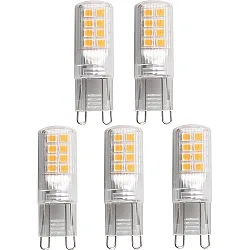 Lamp met steekfitting set van 5 G9 2,6W 320lm 3000K 300° 