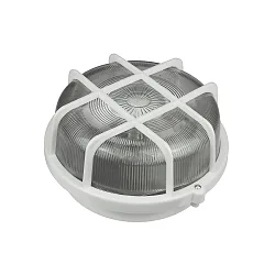 Armatuur voor vochtige ruimten BASIS rond E27 IP44, wit