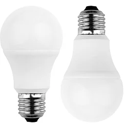 Lamp peervorm set van 2 A60 E27 8W 810lm 4000K 180° 