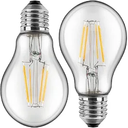 Filamentlamp set van 2 A60 E27 7W 810lm 4000K 300° 