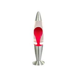 LED lava lamp HYBRID with switch, with plug IP20, clear, red 