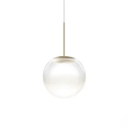 Pendelarmatuur BLOP MOLL LV S IP20, champagne, wit dimbaar