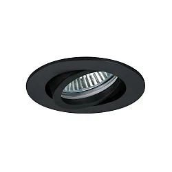 Inbouwspot TIRREL-R GX5.3 / MR16 rond, draaibaar GX5,3 IP20, zwart dimbaar