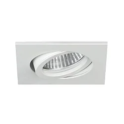 Inbouwspot TIRREL-R GX5.3 / MR16 draaibaar, vierkant GX5,3 IP20, wit mat dimbaar