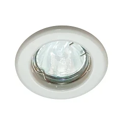 Downlight rond, stijf GX5,3 IP20, wit dimbaar