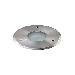 Vloerinbouwarmatuur rond GU10 IP65, rvs dimbaar