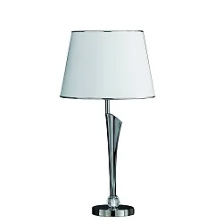 Tafelarmatuur BAHIA E27 IP20, zwart chroom dimbaar