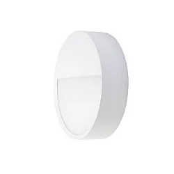 Wandarmatuur voor buitenshuis EYE slagvast, met omslag IP65, wit mat 