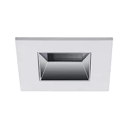 ceiling recessed luminaire ALTERO-S square, direct IP44, white dimmable