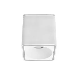 Downlight DOLOK-S hoekig, met sierring, direct / indirect IP20, wit mat dimbaar