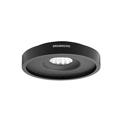 Downlight TUBIC rond, ingebouwde versie, direct / indirect IP20, zwart mat dimbaar
