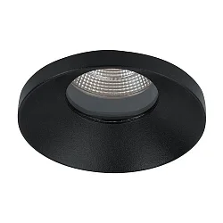 Downlight IP54, zwart dimbaar