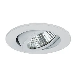 Downlight PLUG & PLAY rond, draaibaar IP20, wit dimbaar