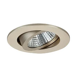 Downlight PLUG & PLAY rond, draaibaar IP20, champagne dimbaar