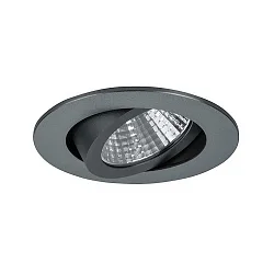 Downlight PLUG & PLAY rond, draaibaar IP20, titaan dimbaar