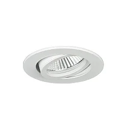 recessed luminaire IP20, glossy, transparent, white  3W 290lm 2700K 20-40° 20-40° CRI 80-89