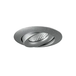 Downlight PLUG & PLAY draaibaar, met stekker IP20, zilver dimbaar